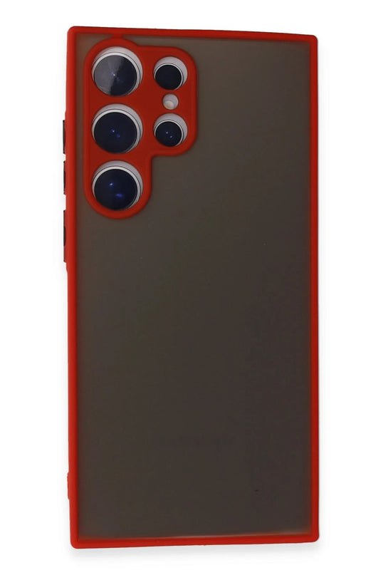 Samsung Galaxy S24 Ultra Montreal Silikon Kapak Kılıf - Kırmızı