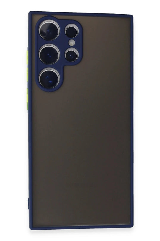 Samsung Galaxy S24 Ultra Montreal Silikon Kapak Kılıf - Lacivert