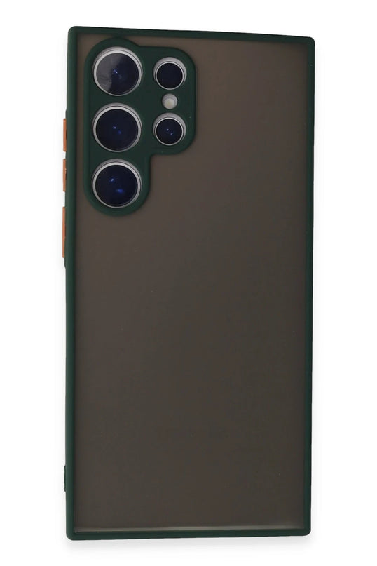 Samsung Galaxy S24 Ultra Montreal Silikon Kapak Kılıf - Yeşil