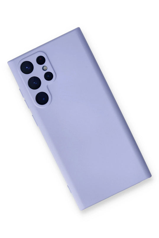 Samsung Galaxy S24 Ultra Nano içi Kadife Silikon Kılıf - Lila 3