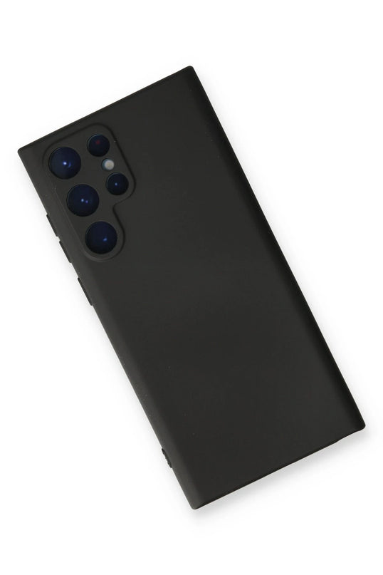 Samsung Galaxy S24 Ultra Nano içi Kadife Silikon Kılıf - Siyah 3