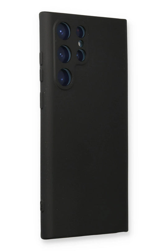 Samsung Galaxy S24 Ultra Nano içi Kadife Silikon Kılıf - Siyah 2