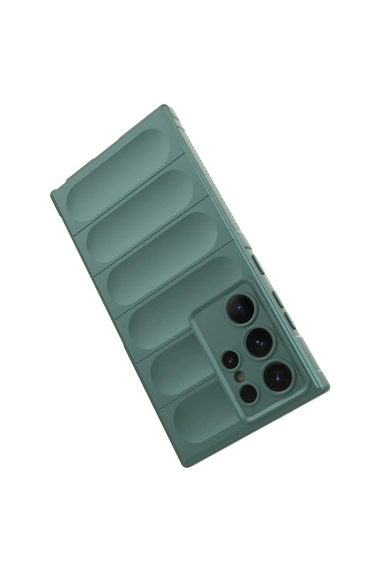 Samsung Galaxy S24 Ultra Optimum Silikon Kılıf - Koyu Yeşil 2