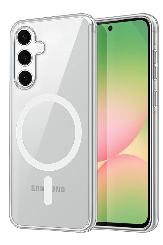 Samsung Galaxy S25 FE Combo Sert Şeffaf Magsafe Kapak Kılıf
