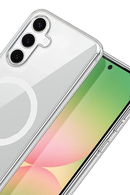 Samsung Galaxy S25 FE Combo Sert Şeffaf Magsafe Kapak Kılıf 2