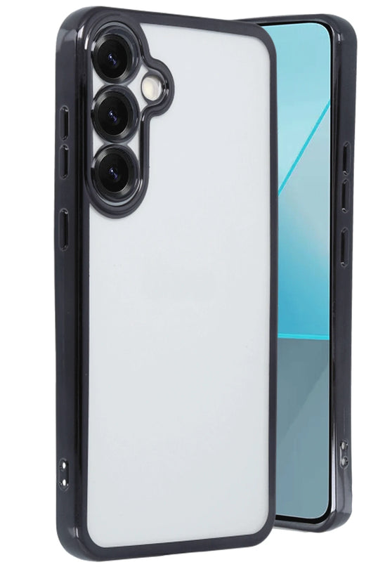 Samsung Galaxy S25 Razer Lensli Silikon Kılıf - Siyah