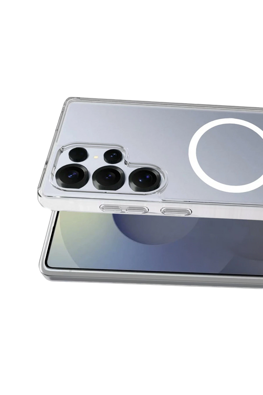 Samsung Galaxy S25 Ultra Combo Sert Şeffaf Magsafe Kapak Kılıf 2