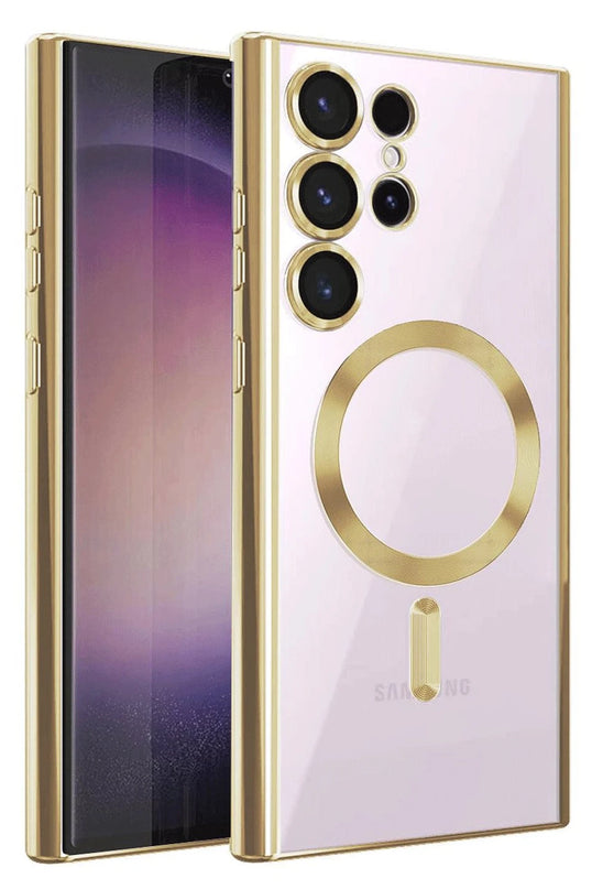 Samsung Galaxy S25 Ultra Kross Magneticsafe Kapak Kılıf - Gold