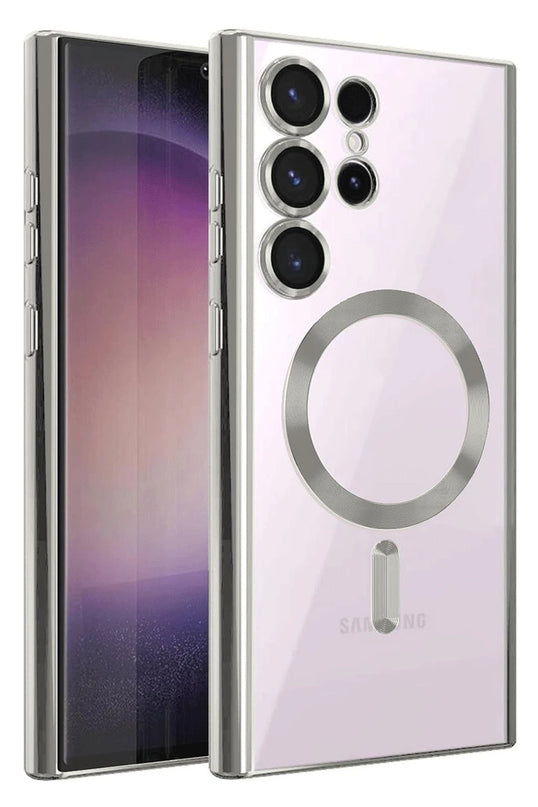 Samsung Galaxy S25 Ultra Kross Magneticsafe Kapak Kılıf - Gümüş