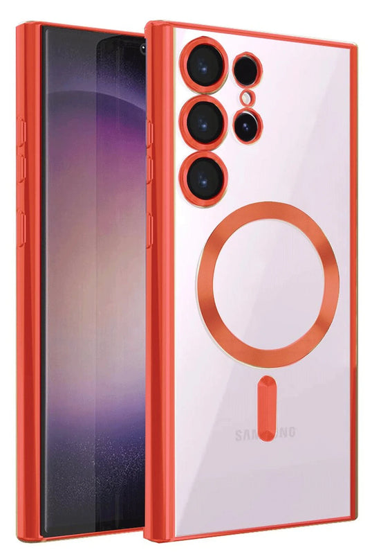 Samsung Galaxy S25 Ultra Kross Magneticsafe Kapak Kılıf - Kırmızı