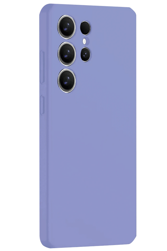 Samsung Galaxy S25 Ultra Nano içi Kadife Silikon Kılıf - Lila 2