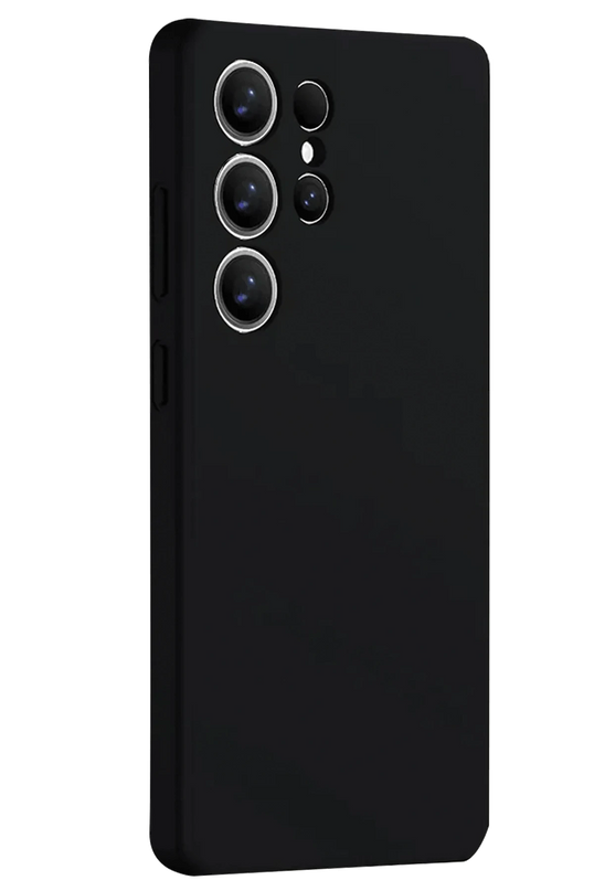 Samsung Galaxy S25 Ultra Nano içi Kadife Silikon Kılıf - Siyah 3