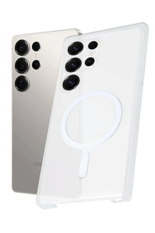 Samsung Galaxy S25 Ultra PC Zara Magsafe Şeffaf Kılıf