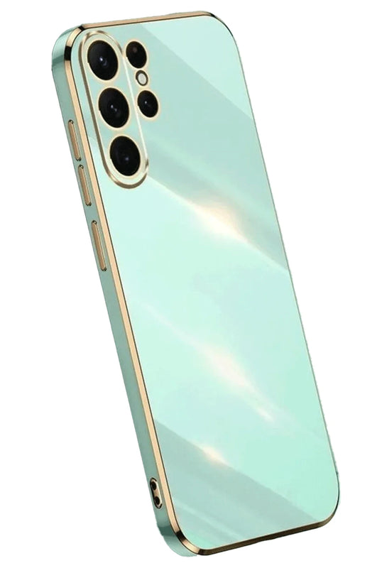 Samsung Galaxy S25 Ultra Volet Silikon Kılıf - Açık Yeşil