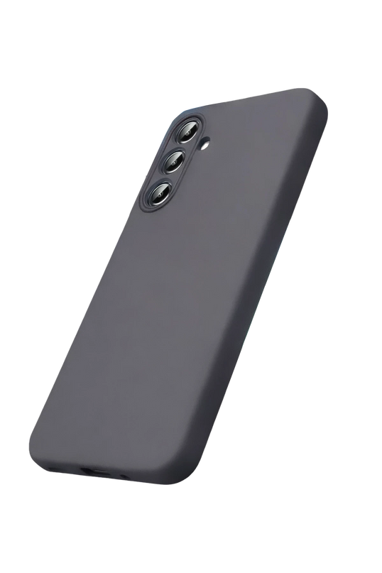 Samsung Galaxy S26 Nano içi Kadife Silikon Kılıf - Gri 2