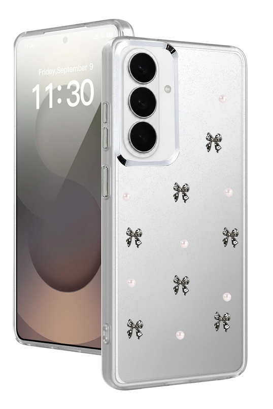 Samsung Galaxy S26 Plus Fiyonk Desenli Kapak Kılıf - Desen 8