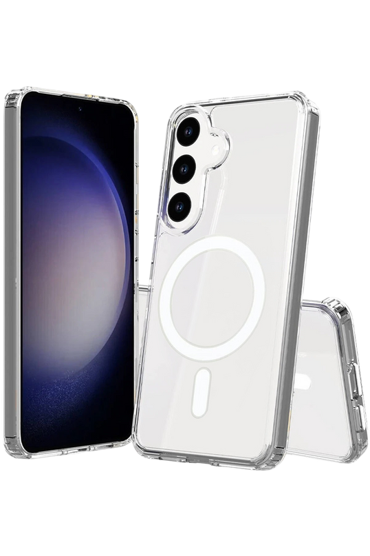 Samsung Galaxy S26 Plus Magneticsafe Şeffaf Silikon Kılıf