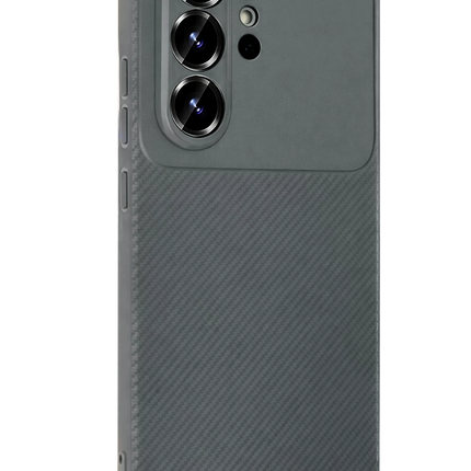 Samsung Galaxy S26 Ultra Auto Focus Karbon Kapak Kılıf - Gri 3