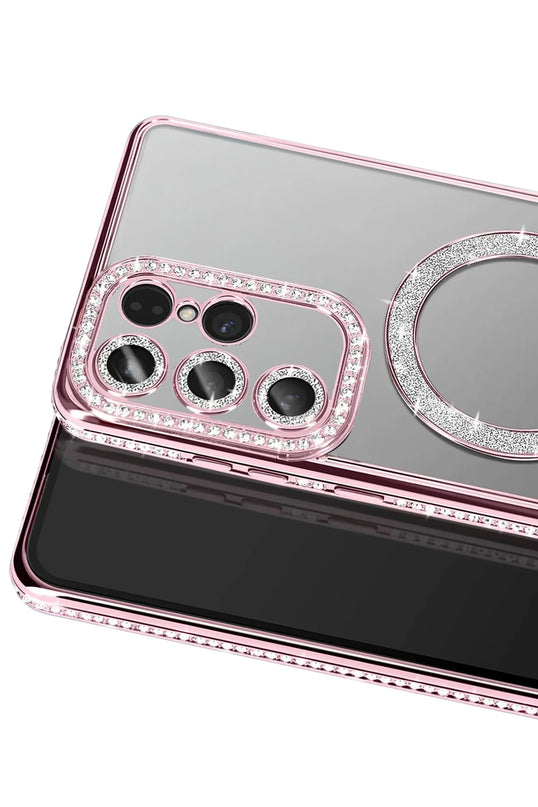 Samsung Galaxy S26 Ultra Joke Simli Magneticsafe Kılıf - Pembe 2