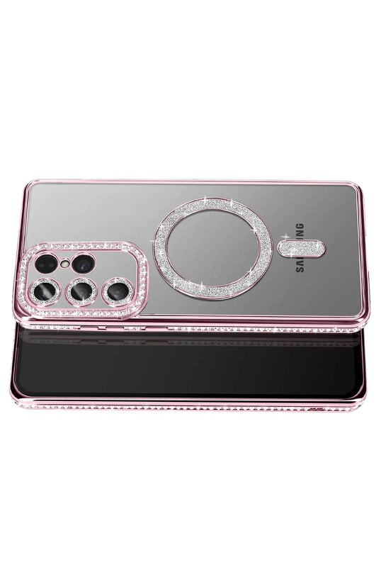 Samsung Galaxy S26 Ultra Joke Simli Magneticsafe Kılıf - Pembe 3