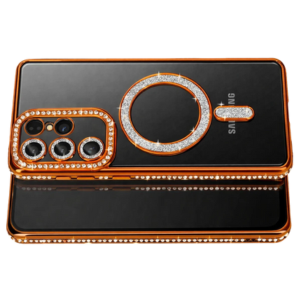 Samsung Galaxy S26 Ultra Joke Simli Magneticsafe Kılıf - Turuncu 3