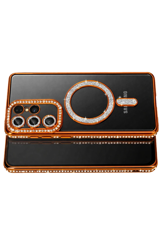 Samsung Galaxy S26 Ultra Joke Simli Magneticsafe Kılıf - Turuncu 3