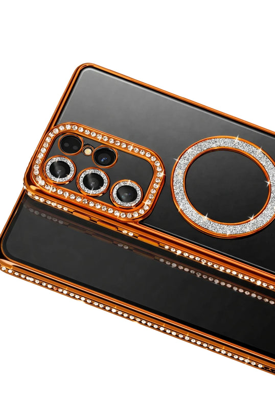 Samsung Galaxy S26 Ultra Joke Simli Magneticsafe Kılıf - Turuncu 2