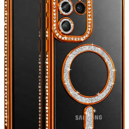Samsung Galaxy S26 Ultra Joke Simli Magneticsafe Kılıf - Turuncu