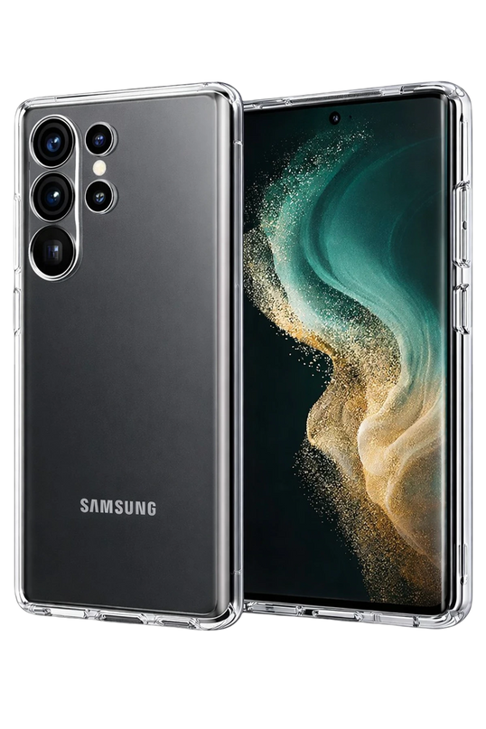 Samsung Galaxy S26 Ultra Lüx Şeffaf Silikon Kılıf