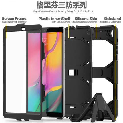 Samsung Galaxy T510 Tab A 10.1 Griffin Tablet Kapak Kılıf - Siyah 4