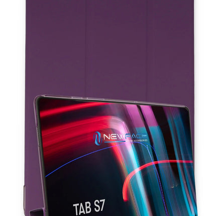 Samsung Galaxy T870 Tab S7 11 Tablet Smart Kılıf - Mor
