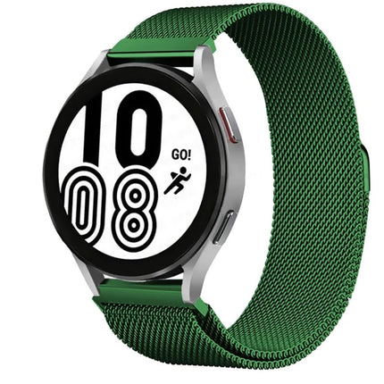 Samsung Galaxy Watch 4 Metal Mıknatıslı Kordon - Haki Yeşil