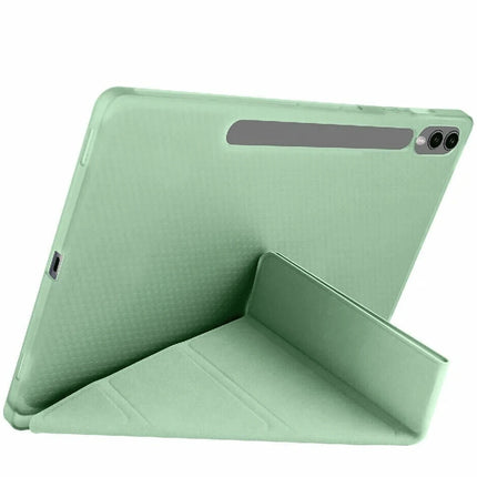 Samsung Galaxy X510 Tab S9 FE 11 Kalemlikli Mars Tablet Kılıfı - Açık Yeşil 2