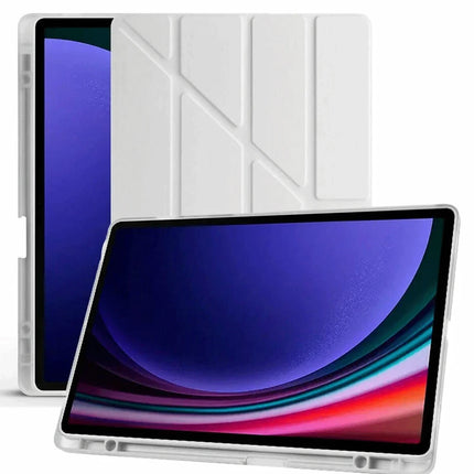 Samsung Galaxy X510 Tab S9 FE 11 Kalemlikli Mars Tablet Kılıfı - Gri 4