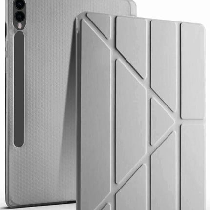 Samsung Galaxy X510 Tab S9 FE 11 Kalemlikli Mars Tablet Kılıfı - Koyu Gri