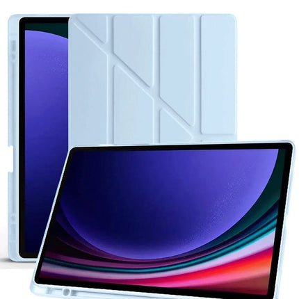 Samsung Galaxy X510 Tab S9 FE 11 Kalemlikli Mars Tablet Kılıfı - Mavi 4