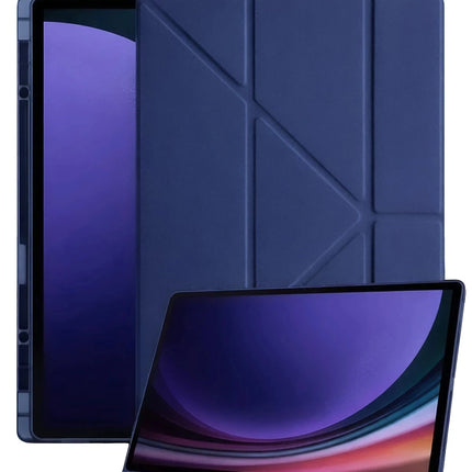 Samsung Galaxy X730 Tab S11 Kalemlikli Mars Tablet Kılıfı - Lacivert