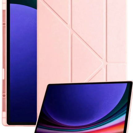 Samsung Galaxy X730 Tab S11 Kalemlikli Mars Tablet Kılıfı - Rose Gold