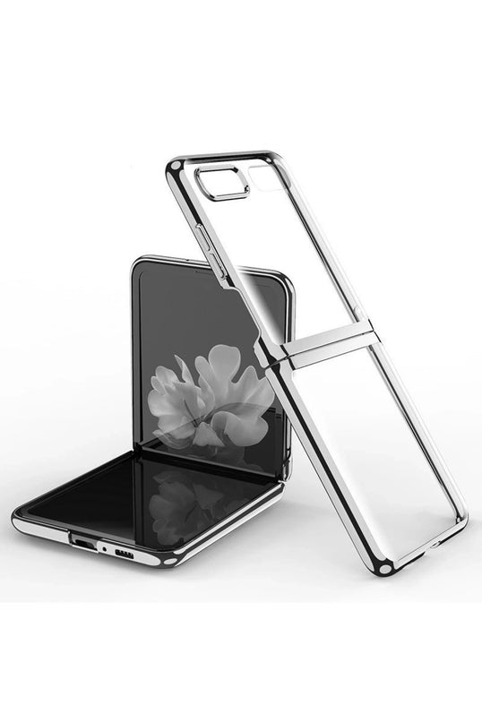 Samsung Galaxy Z Flip 4 Fold Element Kapak Kılıf - Gümüş