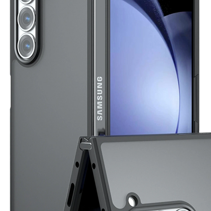 Samsung Galaxy Z Fold 5 Blur Fold Kapak Kılıf - Siyah 2