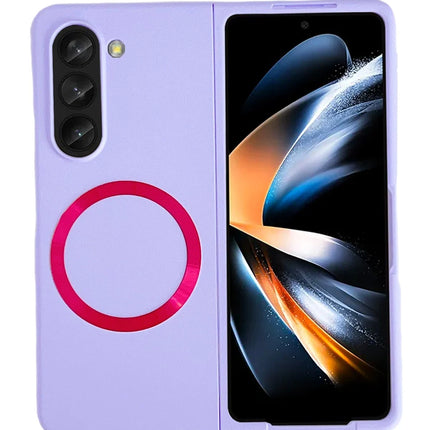 Samsung Galaxy Z Fold 5 Mata Fold Kapak Kılıf - Lila