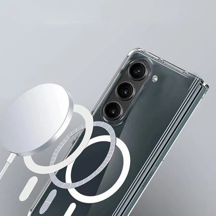 Samsung Galaxy Z Fold 6 Magneticsafe Şeffaf Silikon Kılıf 2