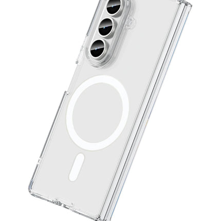 Samsung Galaxy Z Fold 7 Magneticsafe Şeffaf Silikon Kılıf 3