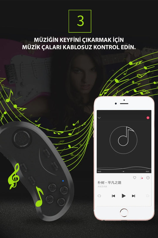 Shinecon SC-B01 Sanal Gerçeklik Gözlüğü Kumandası 4