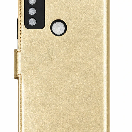 TCL 20 SE Trend S Plus Kapaklı Kılıf - Gold