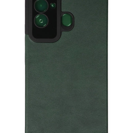 Tecno Pova Neo Loop Deri Silikon Kılıf - Yeşil