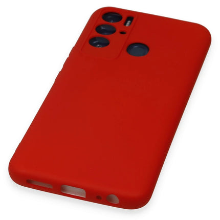 Tecno Pova Neo Nano içi Kadife Silikon Kılıf - Kırmızı 5