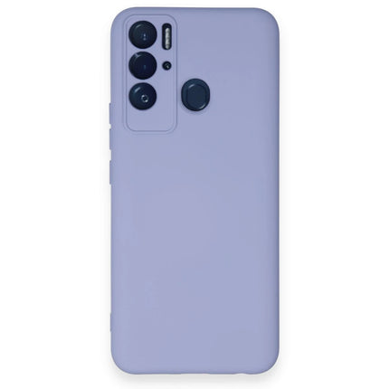 Tecno Pova Neo Nano içi Kadife Silikon Kılıf - Lila