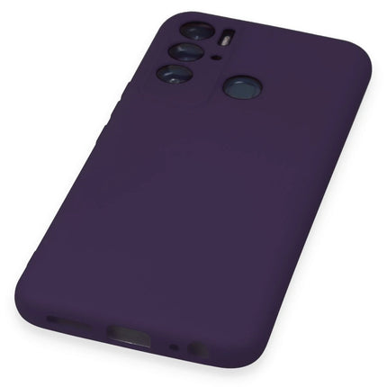 Tecno Pova Neo Nano içi Kadife Silikon Kılıf - Mor 5