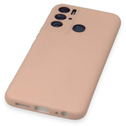 Tecno Pova Neo Nano içi Kadife Silikon Kılıf - Pudra 5
